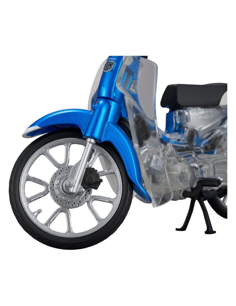 Honda Plastic Model Kit Kaitanics Super Cub 110 Glint Wave Blue Metalic Megahouse