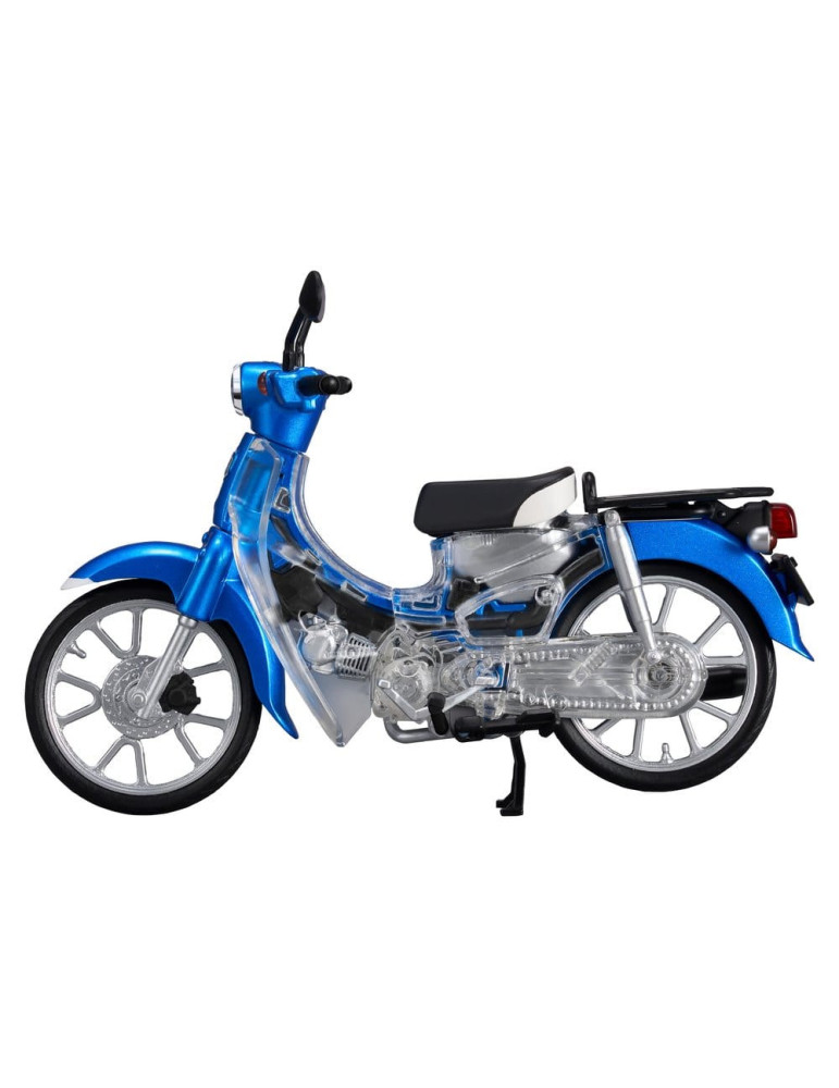 Honda Kaitanics Plastic Model Kit Super Cub 110 Glint Wave Blue Metalic Megahouse