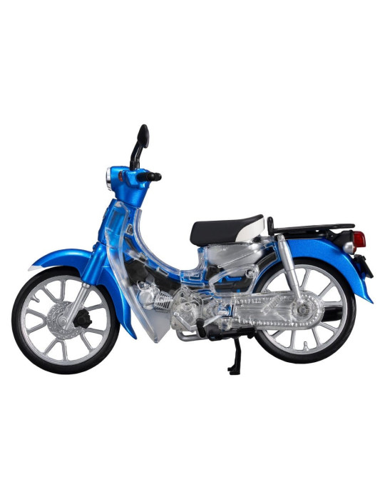 Honda Plastic Model Kit Kaitanics Super Cub 110 Glint Wave Blue Metalic Megahouse