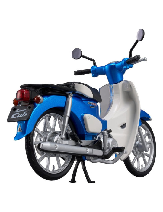 Honda Kaitanics Plastic Model Kit Super Cub 110 Glint Wave Blue Metalic Megahouse