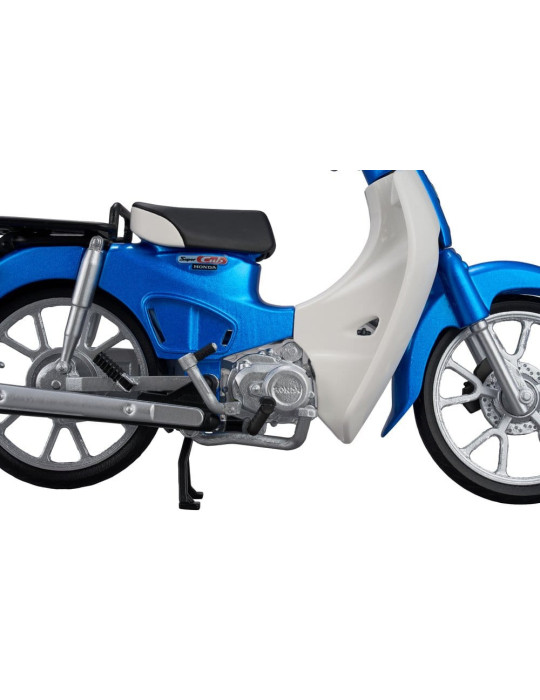 Honda Kaitanics Plastic Model Kit Super Cub 110 Glint Wave Blue Metalic Megahouse