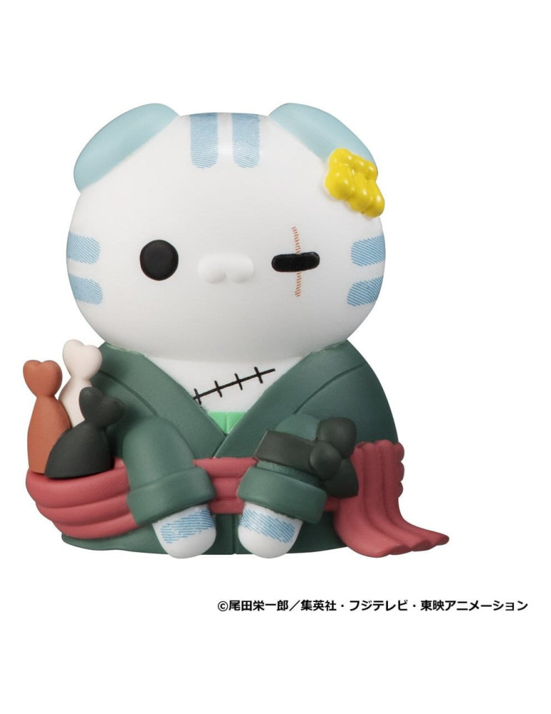 One Piece figurines mini Mega Cat Project NyanPieceNyan! I'm gonna be king of Paw-rates!! (8) (Repeat) Megahouse