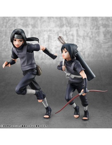 Naruto Shippuden pack 2 figurines PVC G.E.M. Series Itachi Uchiha & Sasuke (Repeat) Megahouse 2