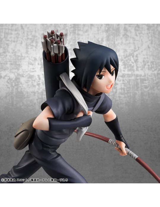 Naruto Shippuden pack 2 figurines PVC G.E.M. Series Itachi Uchiha & Sasuke (Repeat) Megahouse