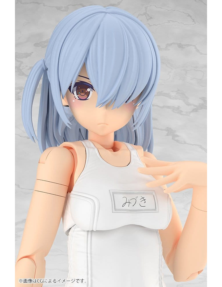 Frame Arms Girl Plastic Model Kit Mizuki School Swimsuits White Ver. 16 cm Kotobukiya