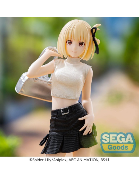 Lycoris Recoil High Premium Figure figurine PVC Chisato Nishikigi Street Snap 20 cm Sega