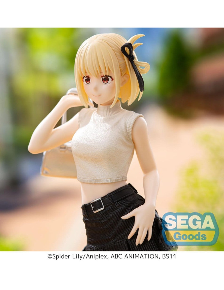 Lycoris Recoil High Premium Figure figurine PVC Chisato Nishikigi Street Snap 20 cm Sega