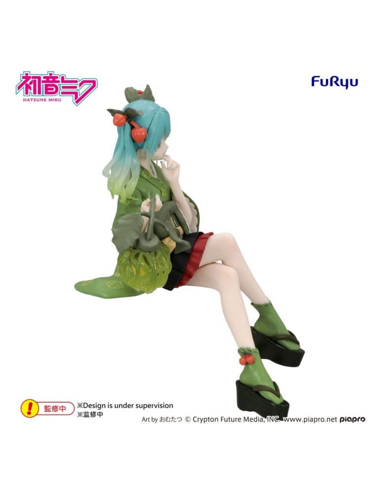 Hatsune Miku Noodle Stopper PVC Figure Flower Fairy Winter Cherry Green Color Ver. 15 cm Furyu
