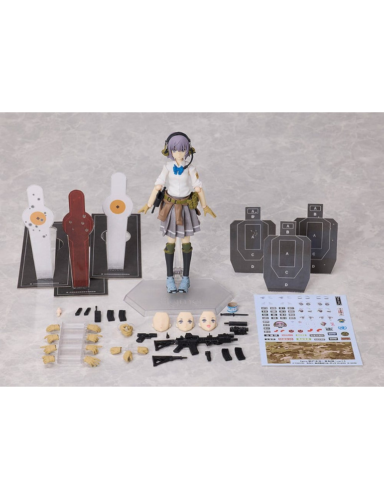 Little Armory figma Action Figure Miyo Asato: Summer Uniform ver. 1.5 13 cm Tomytec