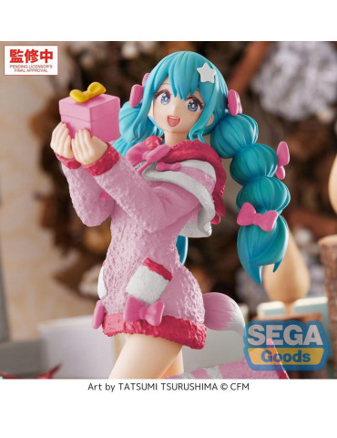Hatsune Miku High Premium Figure figurine PVC Mokomoko Christmas Ver. 21 cm Sega 2