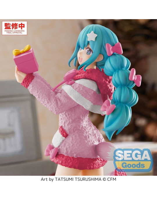 Hatsune Miku High Premium Figure figurine PVC Mokomoko Christmas Ver. 21 cm Sega