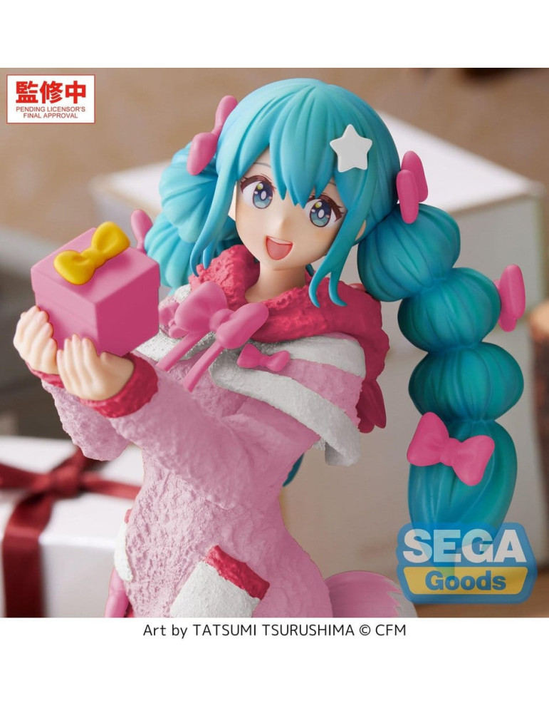Hatsune Miku High Premium Figure figurine PVC Mokomoko Christmas Ver. 21 cm Sega