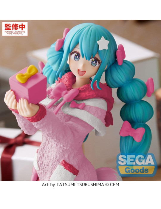 Hatsune Miku High Premium Figure PVC Figure Mokomoko Christmas Ver. 21 cm Sega