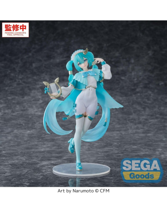 Hatsune Miku Luminasta figurine PVC Wandering Minstrel 21 cm Sega