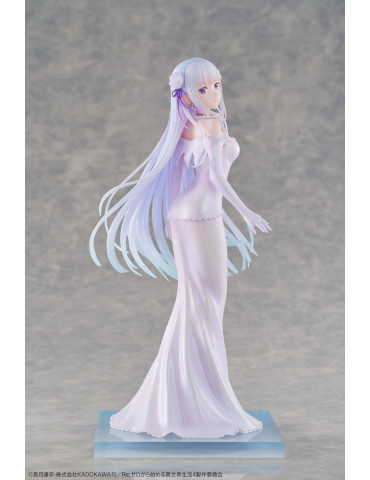 Re:ZERO -Starting Life in Another World- PVC Figure 1/7 Emilia Wedding dress Ver. 24 cm Design COCO