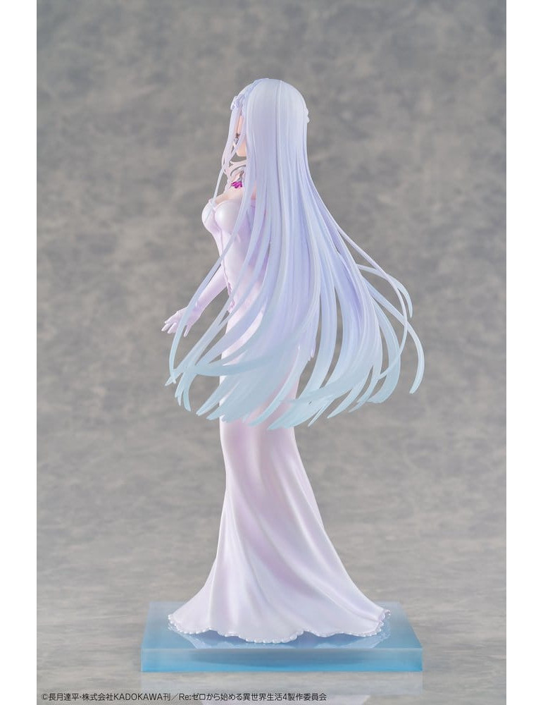 Re:ZERO -Starting Life in Another World- figurine PVC 1/7 Emilia Wedding dress Ver. 24 cm Design COCO
