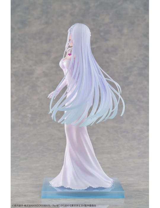 Re:ZERO -Starting Life in Another World- PVC Figure 1/7 Emilia Wedding dress Ver. 24 cm Design COCO