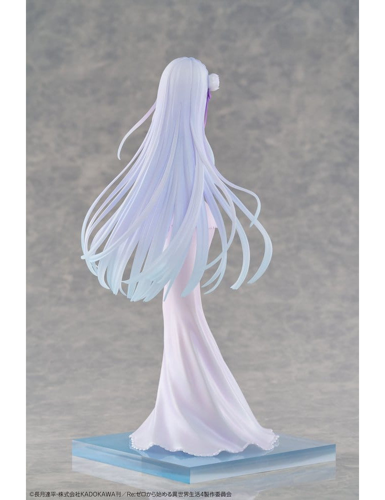 Re:ZERO -Starting Life in Another World- PVC Figure 1/7 Emilia Wedding dress Ver. 24 cm Design COCO
