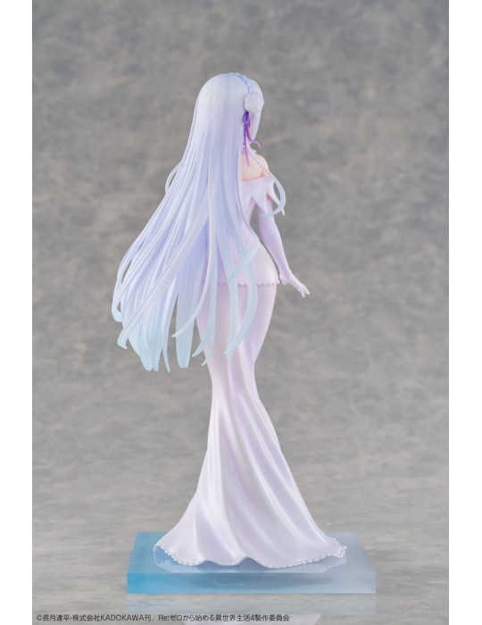 Re:ZERO -Starting Life in Another World- PVC Figure 1/7 Emilia Wedding dress Ver. 24 cm Design COCO