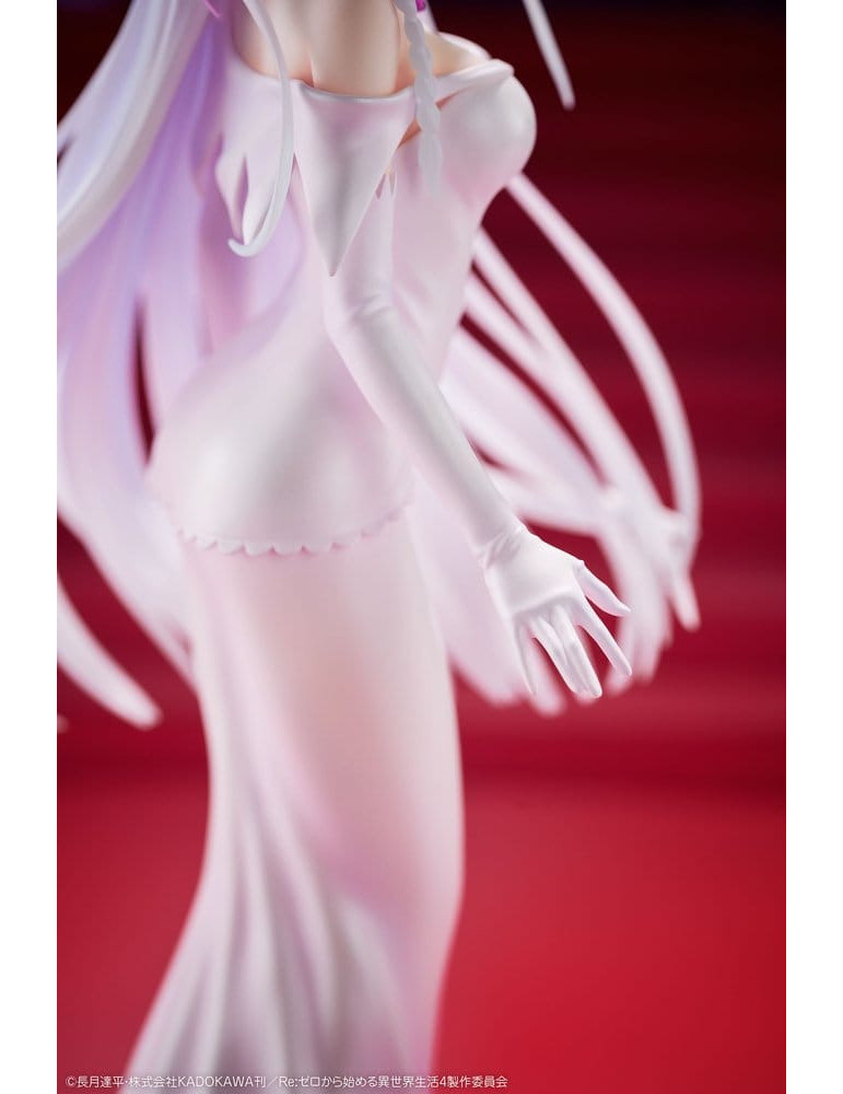 Re:ZERO -Starting Life in Another World- PVC Figure 1/7 Emilia Wedding dress Ver. 24 cm Design COCO