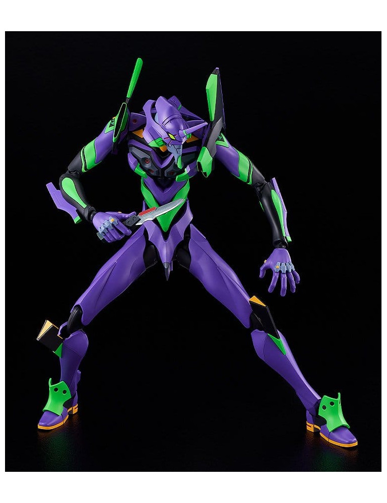 Rebuild of Evangelion Moderoid Plastic Model Kit DX-SCALE Evangelion Test Type-01 Luminous Set Edition 26 cm Good Smile