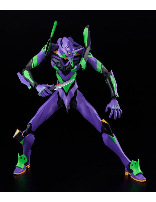 Rebuild of Evangelion Plastic Model Kit Moderoid DX-SCALE Evangelion Test Type-01 Luminous Set Edition 26 cm Good Smile