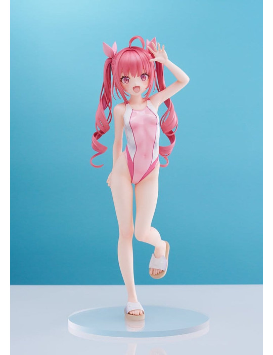 Original Character Swimsuit Silhouette PVC Figure 1/7 Watora Swimsuit Ver. design Kani biimu 23 cm Amakuni