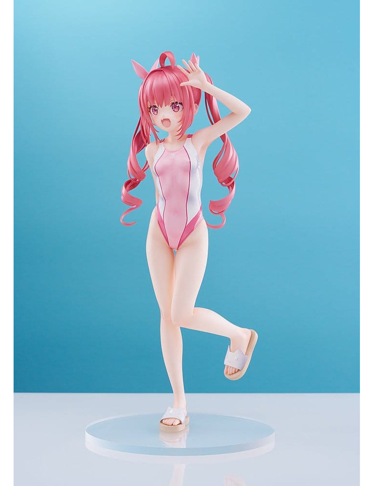 Original Character Swimsuit Silhouette PVC Figure 1/7 Watora Swimsuit Ver. design Kani biimu 23 cm Amakuni
