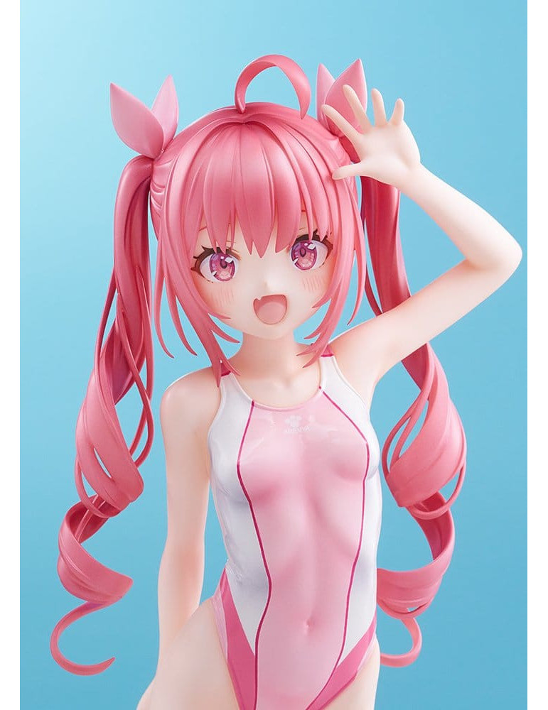 Original Character Swimsuit Silhouette PVC Figure 1/7 Watora Swimsuit Ver. design Kani biimu 23 cm Amakuni