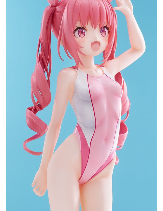 Original Character figurine PVC 1/7 Swimsuit Silhouette Watora Swimsuit Ver. design Kani biimu 23 cm Amakuni