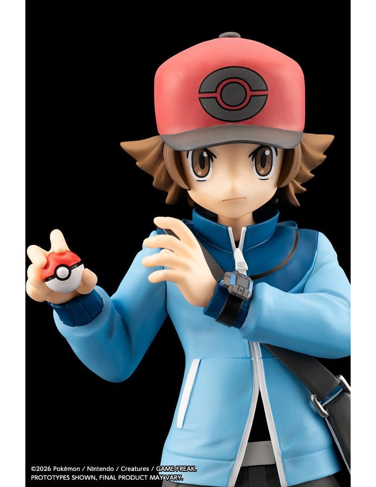 Pokémon ARTFX J PVC Figure 1/8 Hilbert with Victini 20 cm Kotobukiya