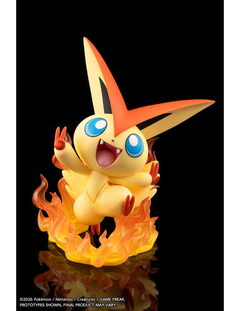 Pokémon ARTFX J PVC Figure 1/8 Hilbert with Victini 20 cm Kotobukiya
