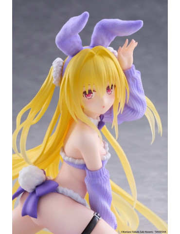 To Love-Ru Darkness MOFLOCK PVC Figure Golden Darkness (Fluffy Bunny Ver.) 13 cm Taito 2
