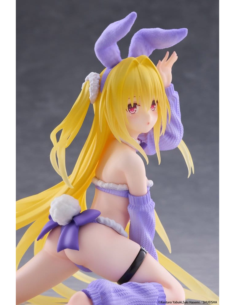 To Love-Ru Darkness figurine PVC MOFLOCK Golden Darkness (Fluffy Bunny Ver.) 13 cm Taito