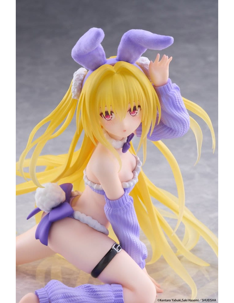 To Love-Ru Darkness MOFLOCK PVC Figure Golden Darkness (Fluffy Bunny Ver.) 13 cm Taito