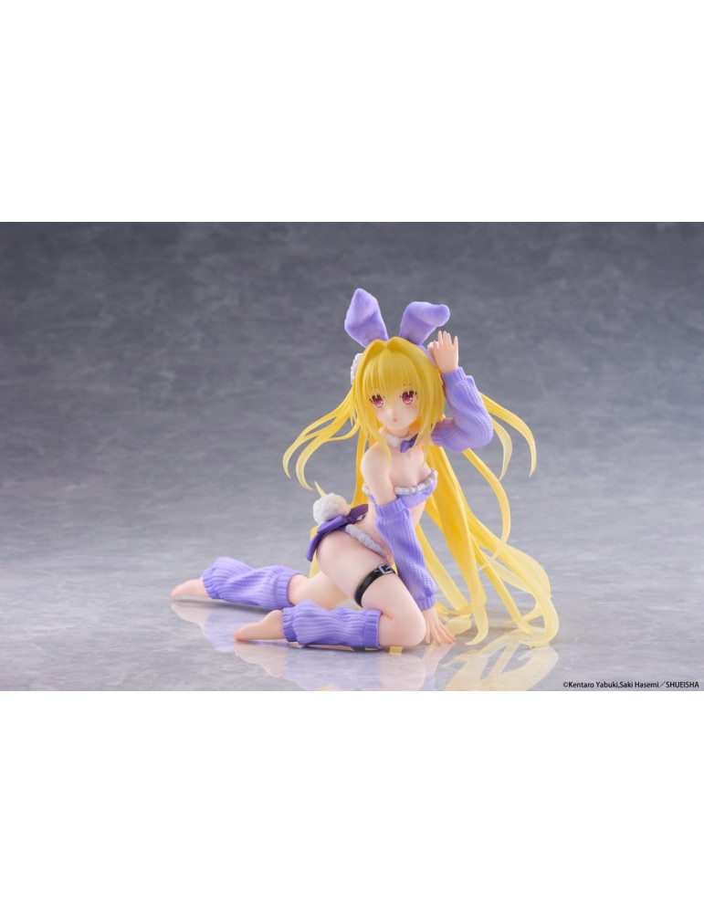 To Love-Ru Darkness figurine PVC MOFLOCK Golden Darkness (Fluffy Bunny Ver.) 13 cm Taito
