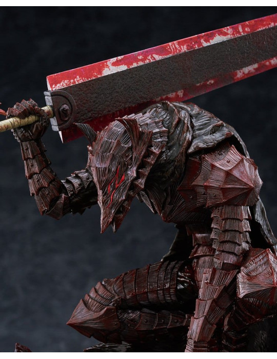 Berserk Pop Up Parade PVC Figure Guts (Berserker Armor): Bloody Paint Ver. L Size 28 cm Max Factory