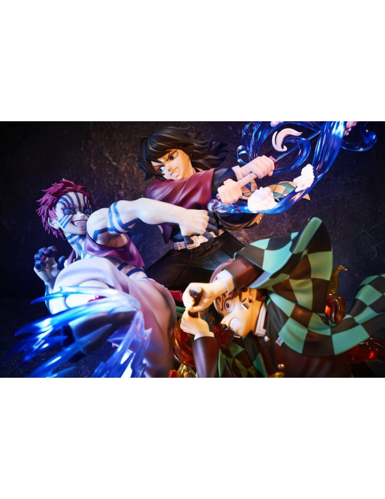 Demon Slayer: Kimetsu no Yaiba PVC Figure Tanjiro Kamado & Giyu Tomioka & Akaza 13 cm Aniplex