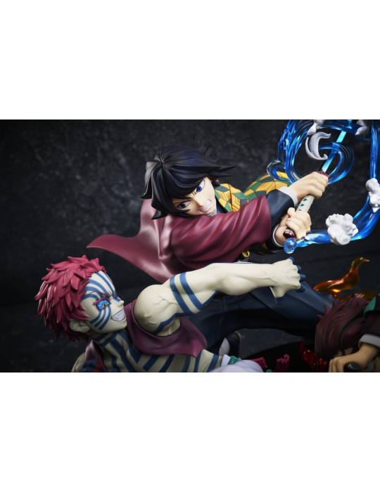 Demon Slayer: Kimetsu no Yaiba figurine PVC Tanjiro Kamado & Giyu Tomioka & Akaza 13 cm Aniplex