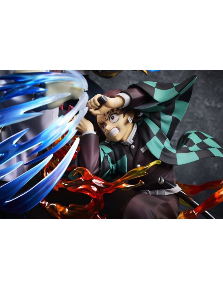 Demon Slayer: Kimetsu no Yaiba PVC Figure Tanjiro Kamado & Giyu Tomioka & Akaza 13 cm Aniplex