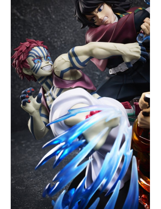 Demon Slayer: Kimetsu no Yaiba figurine PVC Tanjiro Kamado & Giyu Tomioka & Akaza 13 cm Aniplex