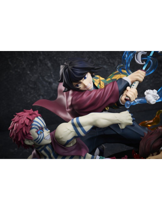 Demon Slayer: Kimetsu no Yaiba PVC Figure Tanjiro Kamado & Giyu Tomioka & Akaza 13 cm Aniplex