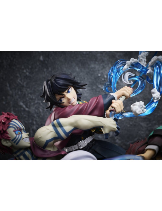 Demon Slayer: Kimetsu no Yaiba PVC Figure Tanjiro Kamado & Giyu Tomioka & Akaza 13 cm Aniplex