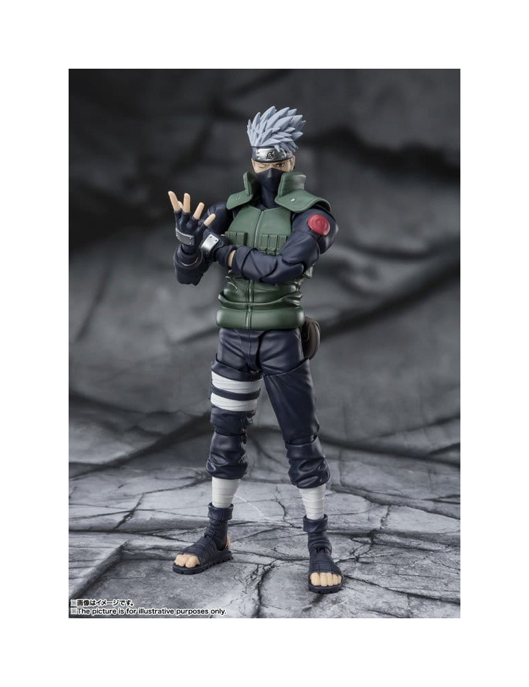 Naruto figurine S.H.Figuarts Kakashi Hatake -The famed Sharingan Hero- 16 cm Bandai