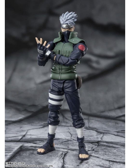 Naruto figurine S.H.Figuarts Kakashi Hatake -The famed Sharingan Hero- 16 cm Bandai
