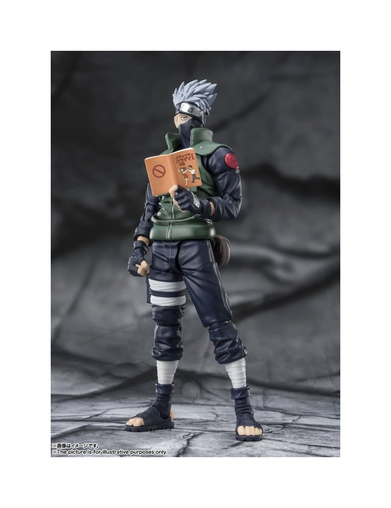 Naruto figurine S.H.Figuarts Kakashi Hatake -The famed Sharingan Hero- 16 cm Bandai