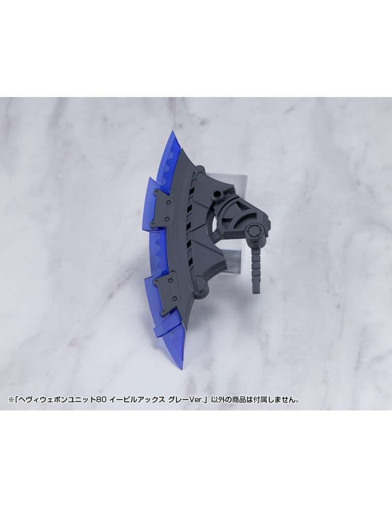 Kotobukiya M.S.G. Model Kit Accessory Set Heavy Weapon Unit 80 Evil Axe Gray Ver. 26 cm