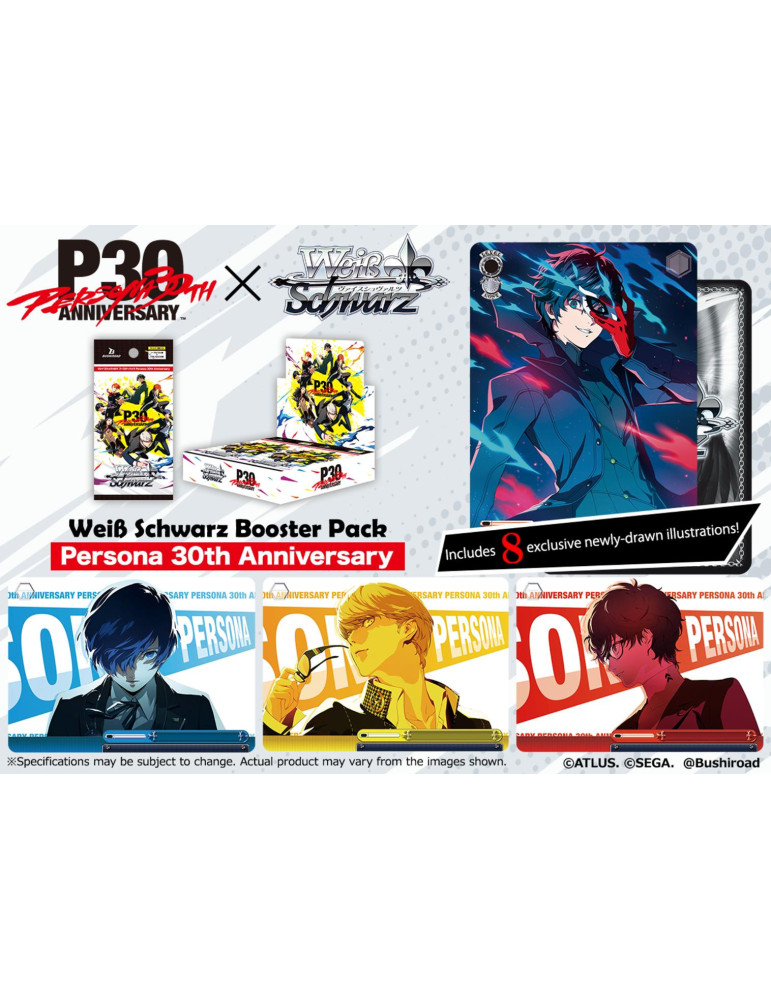 Weiss Schwarz 10 Boosters display Persona 30th Anniversary (EN)