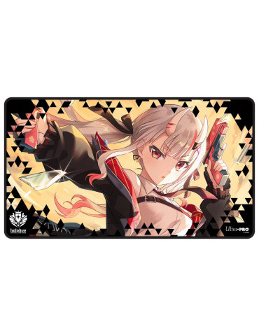 Ultra Pro Black Stitched Playmat hololive OCG - Nakiri Ayame