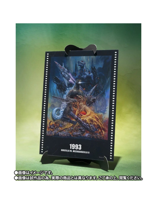 Godzilla figurine S.H.MonsterArts Godzilla (Godzilla vs. Mechagodzilla II Poster Coloring Ver.) 16 cm Bandai